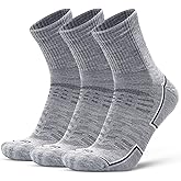 Socks Daze 3 Pack Quarter Thin Merino Wool Blend Running Socks Mens Womens Low Cut Light Cushion Ankle Walking Wool Socks