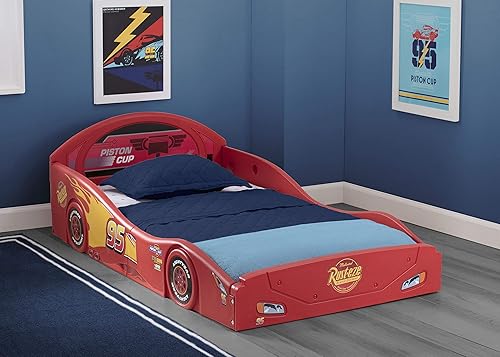 Delta Children Disney Pixar Cars Lightning McQueen Race Car Sleep