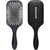 Denman Detangling & Styling Paddle Brush – Wet or Dry Hair Detangler & Styler for Curly, Coily, Straight, Thick & Long Hair – Ideal for Women & Men