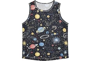 JUNZAN Palm Leaf Green Boys Athletic Tank Top Sleeveless Casual Vest Tees Toddler Soft Dance Undershirts for Gym Beach 3T