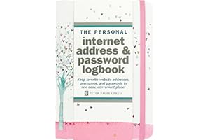 Tree of Hearts Internet Address & Password Logbook