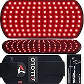 ALLOLO Red Light Therapy for Body, 16.7"*7.9" 660nm & 850nm Infrared Red Light Therapy Belt with Pulse for Back Waist, 3-in-1 LED Bead with Controller Timer, Gift for Women Men