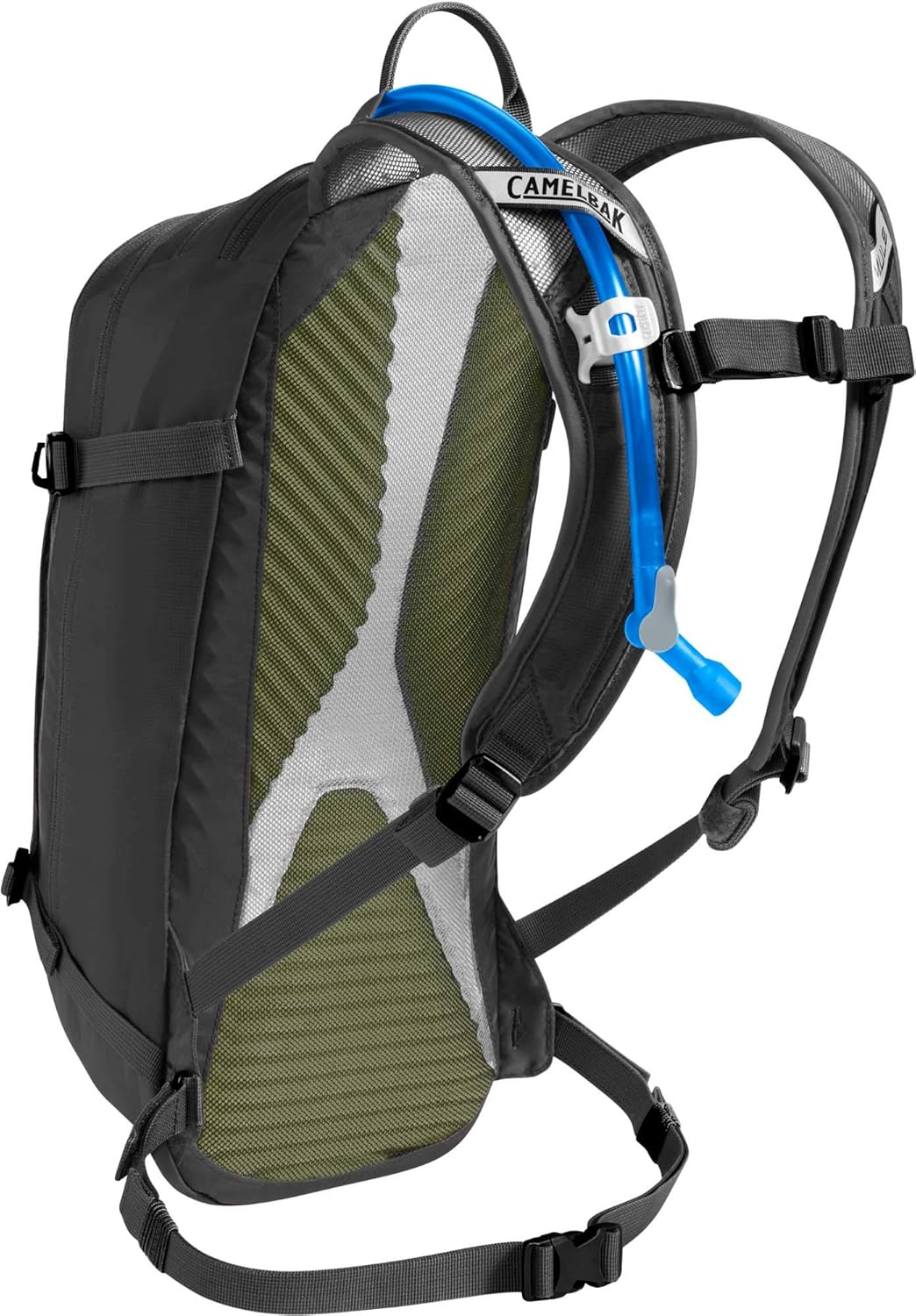 M.U.L.E. Mountain Biking Hydration Pack - Easy Refilling Hydration Backpack - Magnetic Tube Trap - 100 oz., Black : Clothing