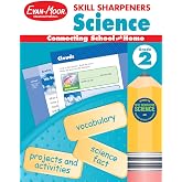 Evan-Moor Skill Sharpeners Science Workbook, Grade 2, Physical, Life, and Earth Science, Activities, Matter, Space, Animals, Plants, Habitats, Recycling, Geology, Weather, Engineering, Homeschool