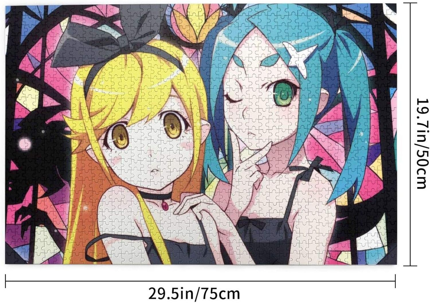Amazon 化物語 1 1000ピース ジグソーパズル 絵のパズル 良質な木製パズル 環境保護 無臭 知的開発 親子ジグソーパズル 大人と子供は知的減圧ゲームホリデークリエイティブギフト サイズ 75 5 50 3 Cm ジグソーパズル おもちゃ