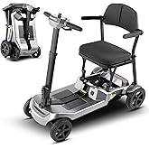 SCOOTNGO Mobility Scooters for Seniors & Adults, 4 Wheel Electric Travel Mobility Scooter with Dual Removable Batteries, Ligh
