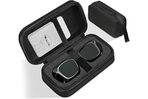 sarlar Smart Glasses Case for Rayban Meta Wayfarer/Oakley, RayNeo Air 3s Pro/Air 3s, VITURE Pro/Luma Ultra, Xreal One XR/AR G
