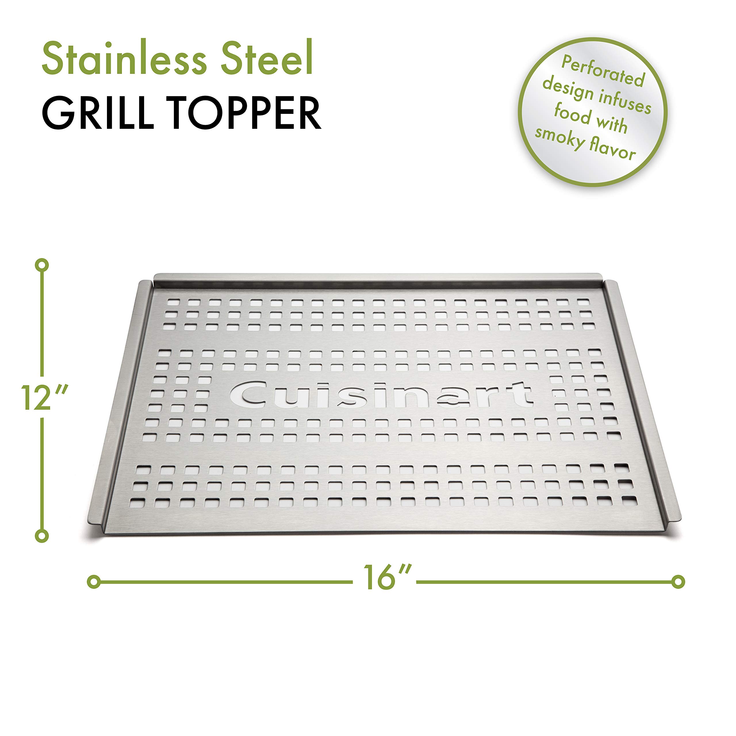 Cuisinart CGT-301 Stainless Steel Grill Topper, 12 x 16-Inch