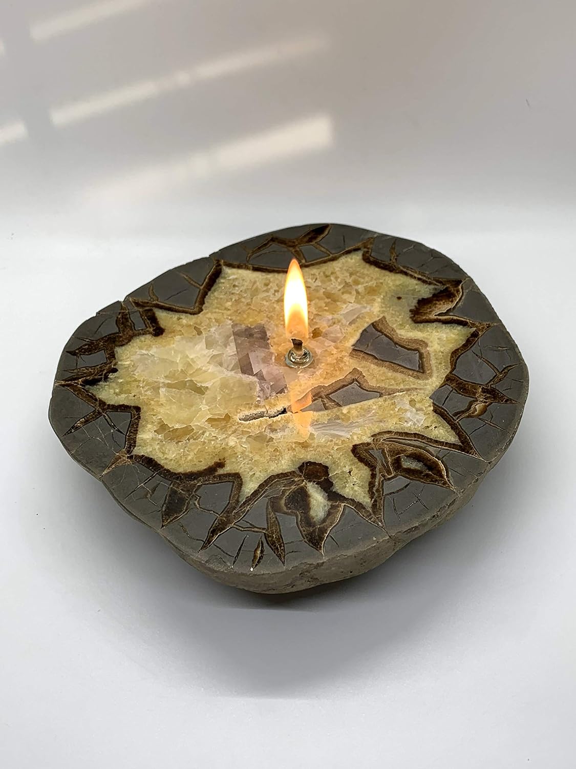 Oil Rock Candle Found In The Ground Candles Septarian