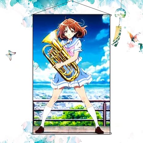 Amazon アニメゾーン タペストリー 響け ユーフォニアム 北宇治高校吹奏楽部へようこそ おうまえくみこ Oumae Kumiko ポスター掛ける絵 カスタム可能 約 約50cmx70cm B2 アニメ 萌えグッズ 通販
