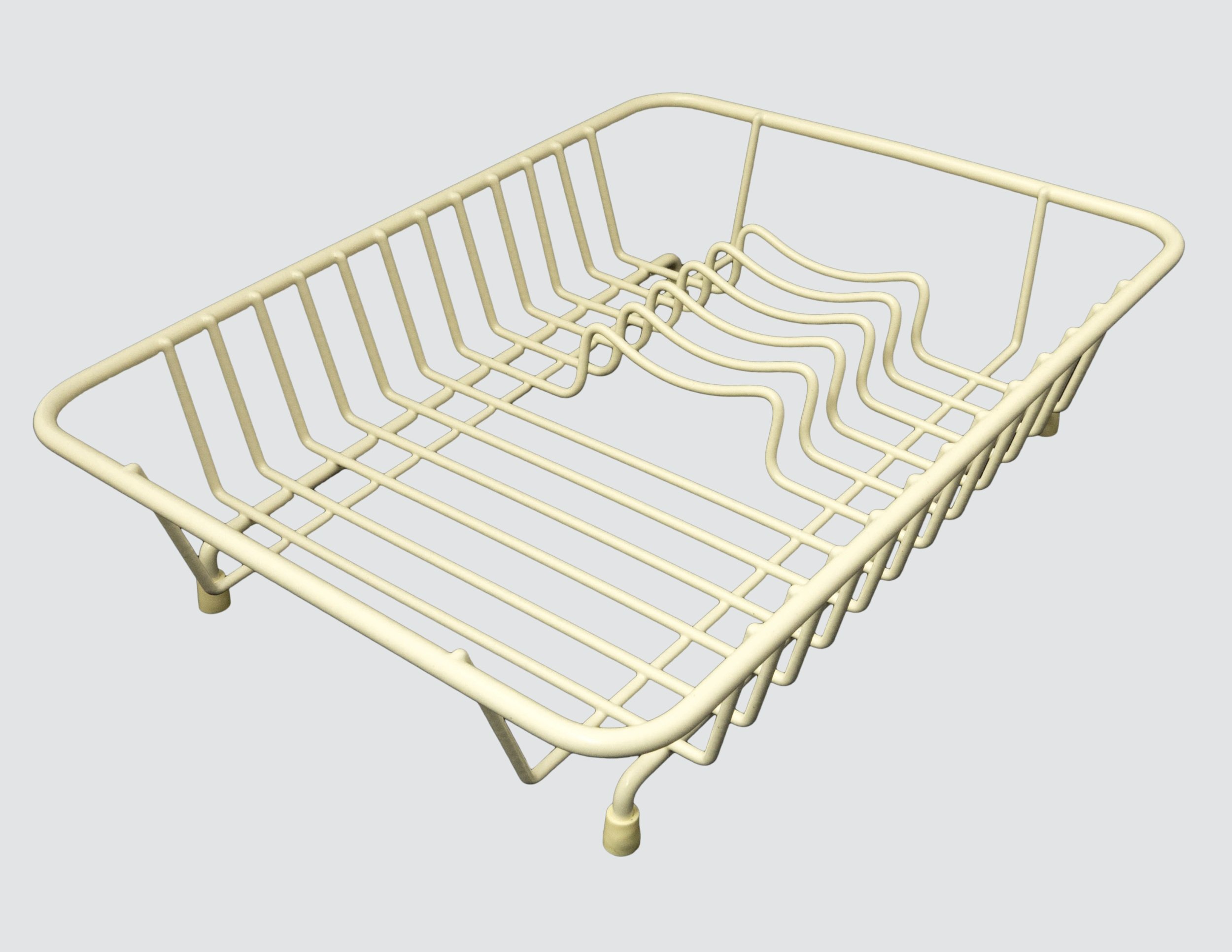 Delfinware Compact Dish Drainer, Cream