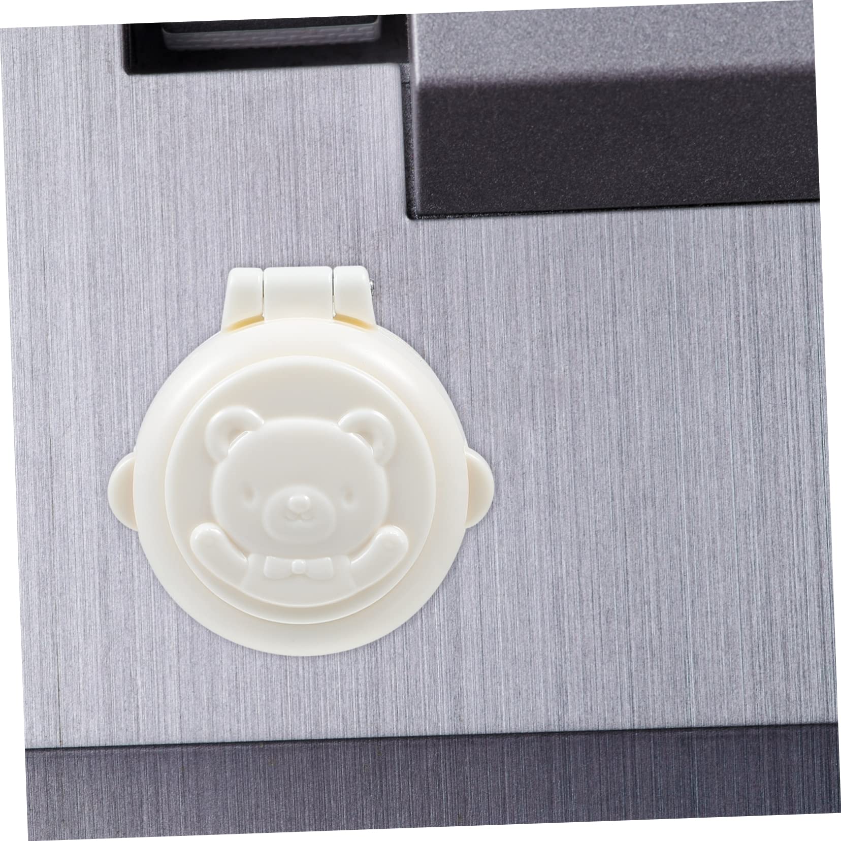 Uonlytech 4pcs Protection Cap Door Lock Automotive Car Protector Push Button Lockout Cover Power Button PC Baby Safety Cover Button Protective Covers Baby Security Lock Oven