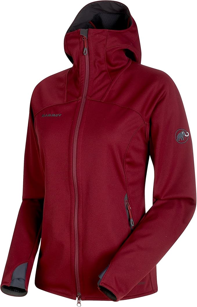 Amazon Mammut ソフトシェル マムート Mammut Ultimate Women S Hoody レディース Merlot Black Eu Xs 日本サイズs相当 アウトドア アウトドアジャケット 通販