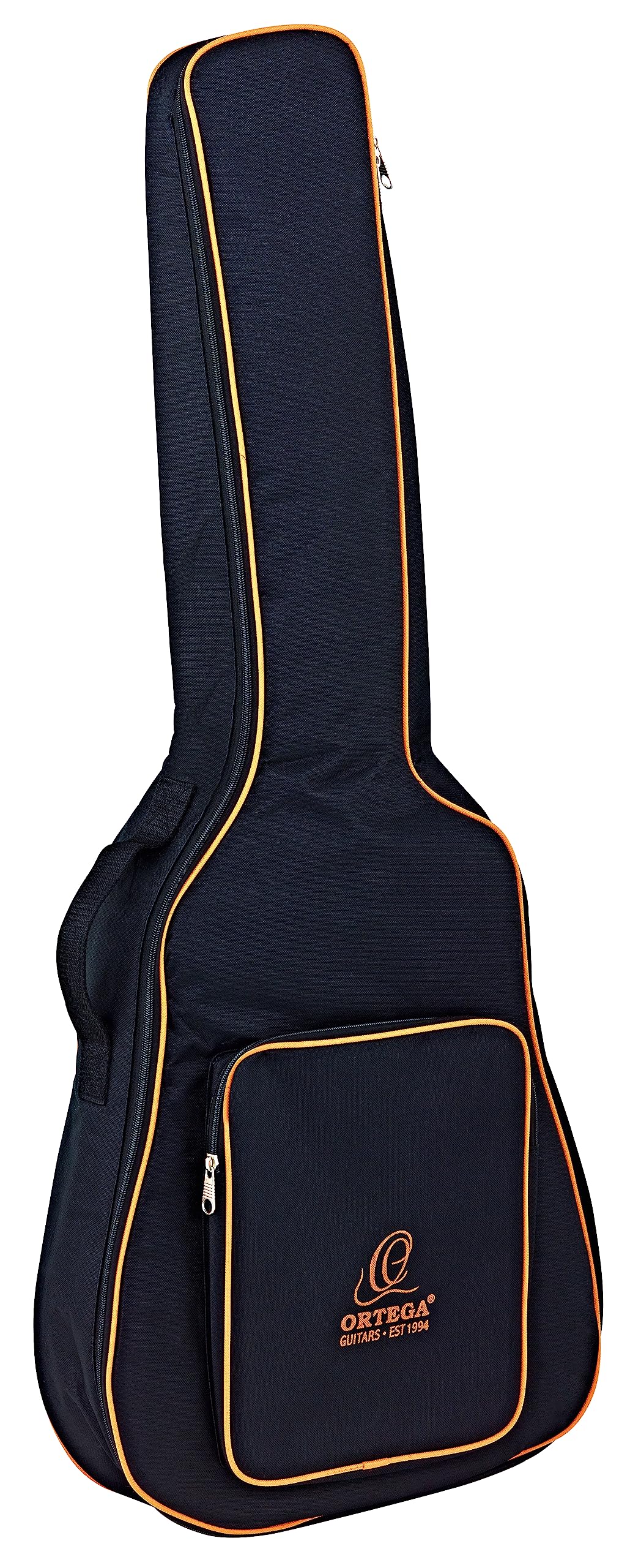 Ortega Guitars Economy Series Bag - 3/4 Classical Guitar Bag - Height 98 cm - Width 37 cm - With Shoulder Straps - Nylon, Black (OGBSTD-34)