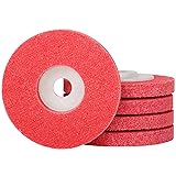 5Pcs 4" Nylon Fiber Buffing Polishing Wheel Sanding
