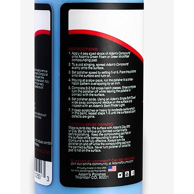 Buy Adam S Premium Polisher Pads Bundle Expertly Designed To Make Polishing And Paint Correction Easier And Quicker Color Coded To Match With Recommended Polishes Or Compounds 6 5 Pads Bundle Online