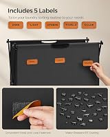 SONGMICS 135 L Laundry Sorter 3 Sections Collapsible X-Frame Ink Black LCB130B01 view 6