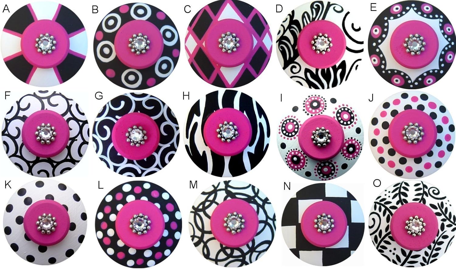 Amazon Com Colorful Hand Painted Decorative Black White Hot