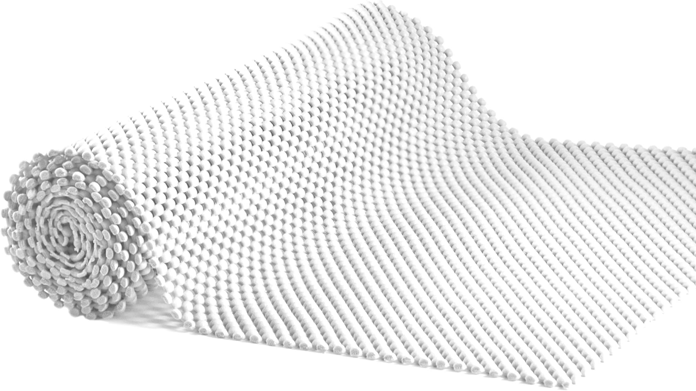 BNYD Grip Liner Non-Adhesive Shelf Liner, Anti-Slip Mat Cabinet Drawer Liner 12 in x 60 in (White)