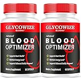 (2 Pack) Glycowize Blood Optimizer - Glycowise, Glycowize Advanced Capsules, Premium Formula, Supplement Support Pills, 60 Capsules for 2 Months