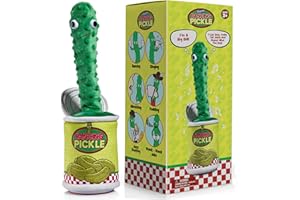 Gagster Dancing Pickle – Sings, Repeats What You Say & Tells Jokes – Hilarious Electronic Yodeling Pickle – Dance, Weird Random Stuff for Anyone Who Loves Funny Gag Gifts