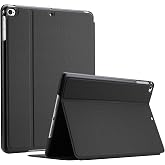 ProCase Smart Cover for iPad 9.7 2018/2017, iPad Air 2/Air -Black | Slim Protective Folio with Tri-Fold Stand, Auto Sleep/Wake and Hard Back for iPad 9.7 5th/6th Gen and iPad Air 2/Air