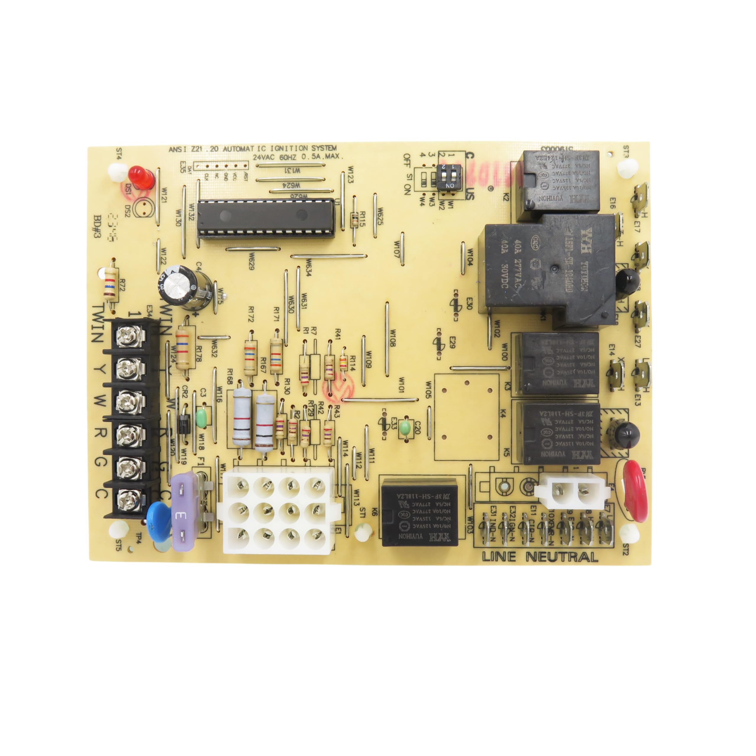 Photo 1 of Furnace Control Board 50A55-743,Replacement for Amana/Goodman Furnace Control Circuit Board 0130F00005S B18099-26 B1809926S