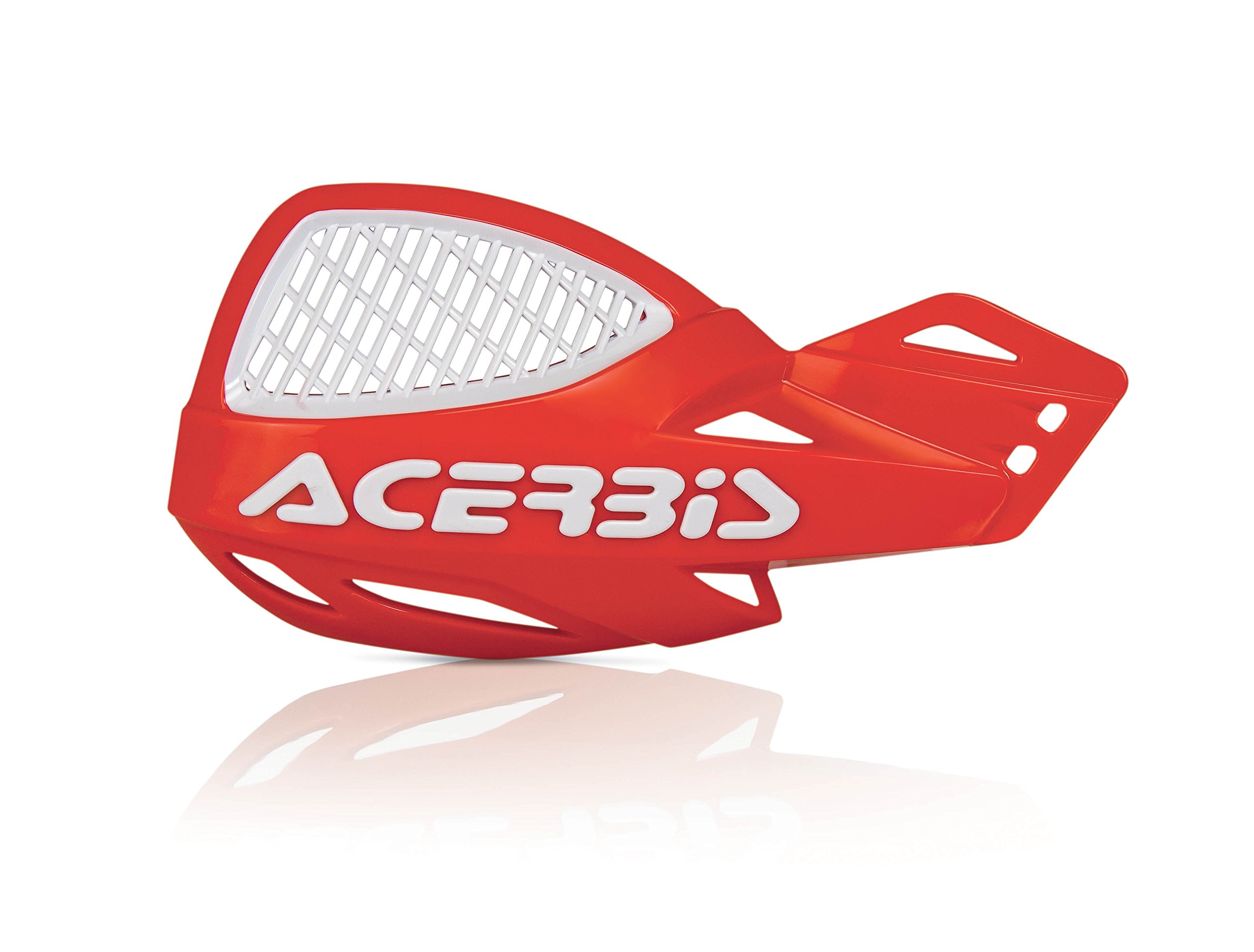 Acerbis 9846.01 Vented Uniko Handguards, Red