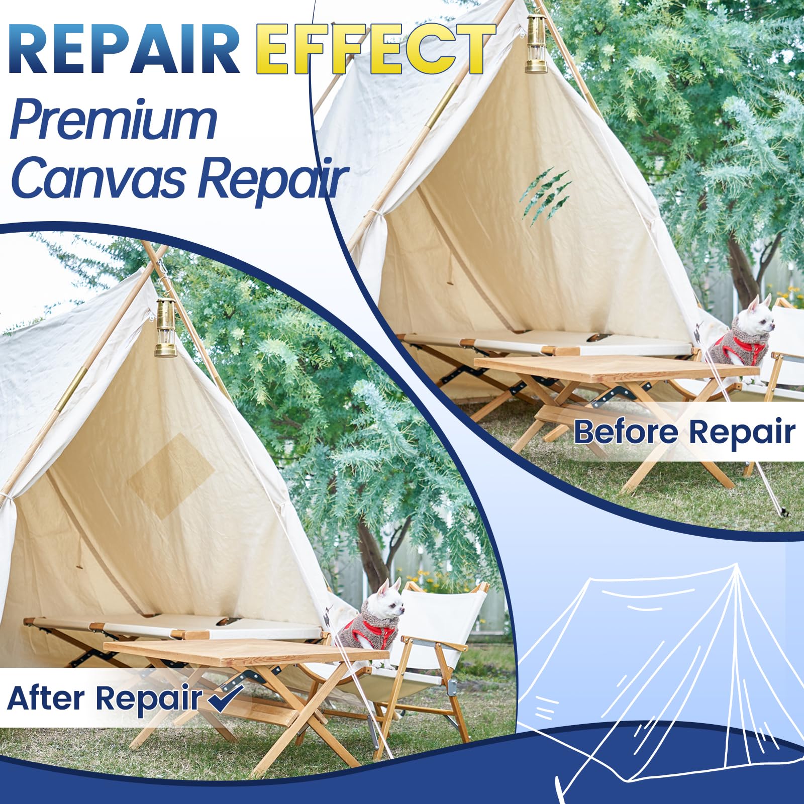 Toppe Adesive per Tessuti Nero, 10x200cm Impermeabile Tessuto Adesivo per Riparazioni, Patches di Tessuto in Tela per Tende, Coperture per Barche, Divani, Sedie