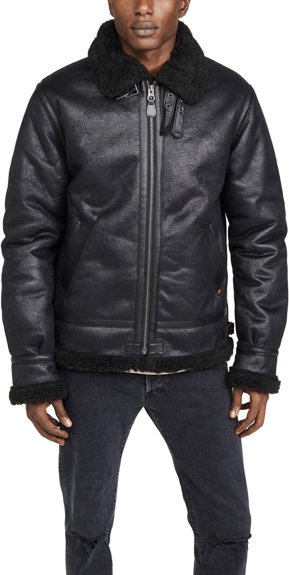 Alpha Industries Men's B-3 Sherpa Mod Jacket