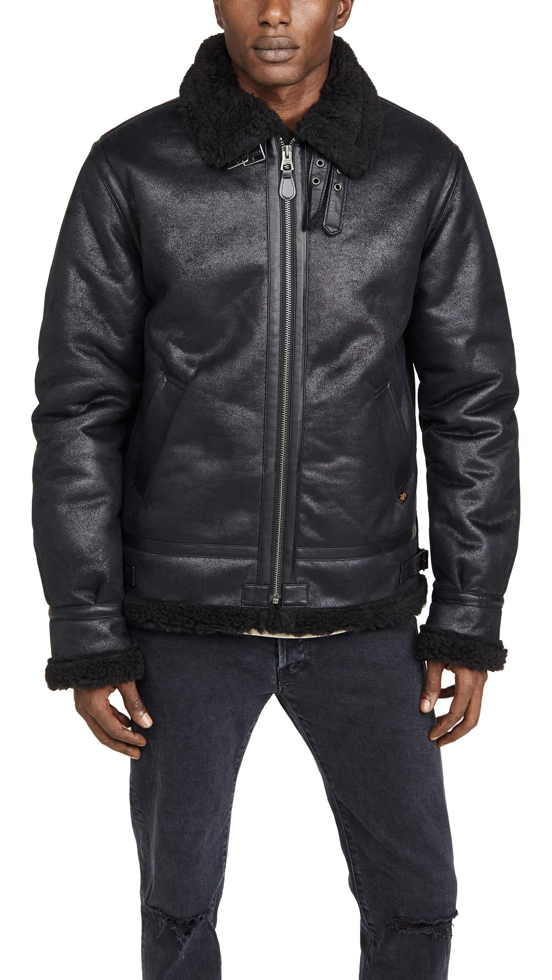 Alpha Industries Men's B-3 Sherpa Mod Jacket