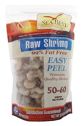 Sea Best 51 60 Ez Peel Shrimp 2 Pound Amazon Com Grocery
