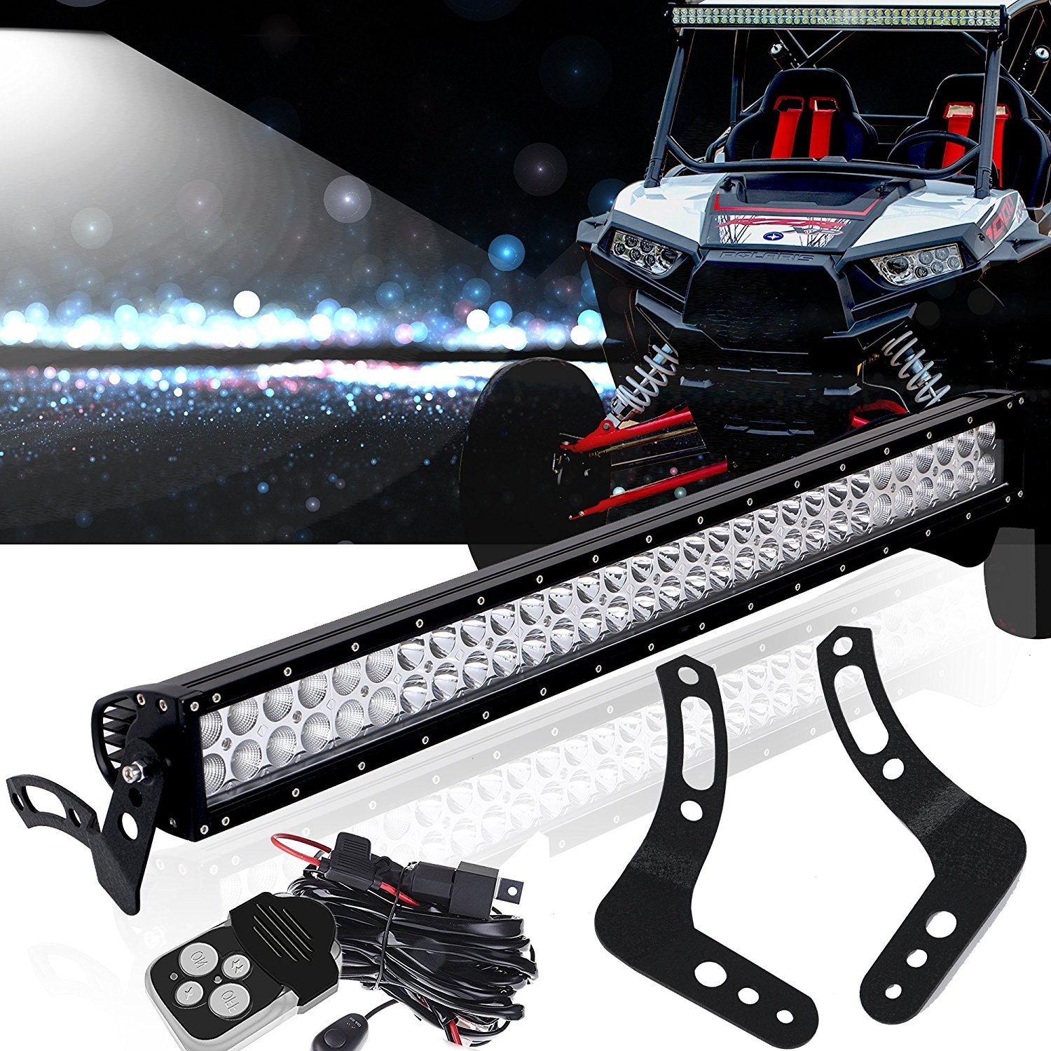 30 32" led Light Bar w/ mount bracket for 201416 POLARIS RZR 900 900S XP 1000 eBay