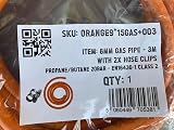 Cost Wise 3m 8mm British Gas Pipe Propane Butane 2025 Stamped Hose Clips view 2