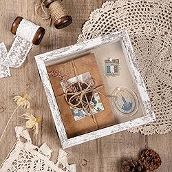 2 Packs 8x8 Shadow Box Frame with Linen Back