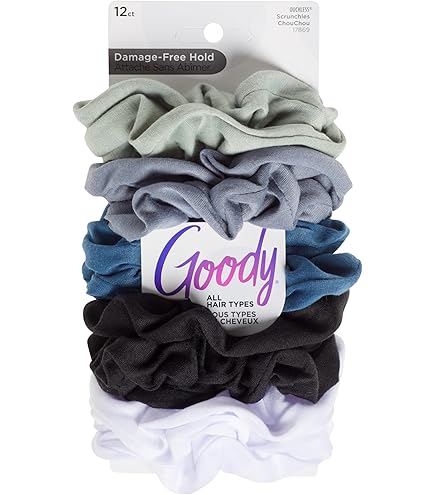 Large Cotton Scrunchies Hair Elastics 36 Pack Soft Gentle Hair Accessories Amazon.com : 36 Pcs Large Solid Scrunchies Hair Elastics  main image 2
