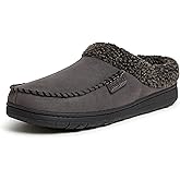 Dearfoams Men’s Brendan Indoor/Outdoor Breathable Memory Foam Clog House Shoe with Wide Widths Slipper