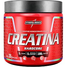 TOP 3 Melhor Creatina em Pó Hardcore 100% Pura e Monohidratada - 300g