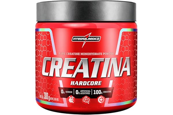 Integralmedica - Creatina em Pó Hardcore 100% Pura e Monohidratada - 300g