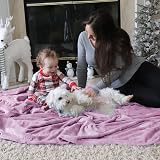 Bedsure Fleece Throw Blanket 150x200 cm Light Purple 100% Microfibre Polyester view 7