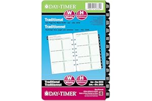 Day-Timer 2026 Dated Refill 2-Pages/Week Desk - 8-1/2" H x 5-1/2" W - Bilingual