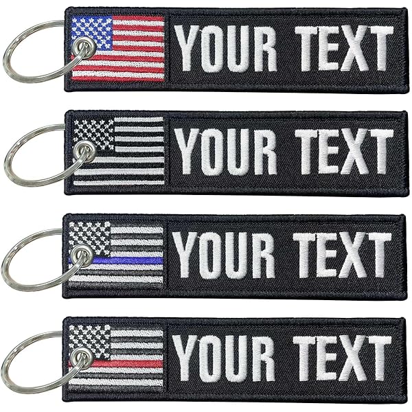 Rotary13B1 FLIGHT CREW - Navy Blue/white - 5pcs Key Chains at