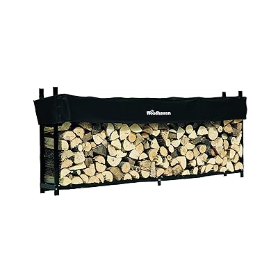10 Foot Firewood Log Rack with Cover