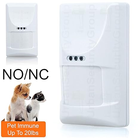 USG Wired Motion Detector Alarm Motion Sensor : Pet Immune Up to 20lbs / 16”