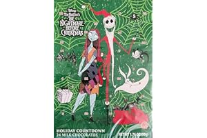 GALERIE The Nightmare Before Christmas Advent Calendar 2024, Chocolate Holiday Countdown, 24 Days