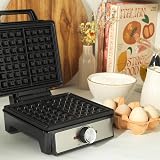 Salter Waffle Maker Dual Non-Stick Plates 1600W Adjustable Temp view 7