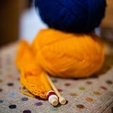 Korbond DK Yarn Mustard Yellow 100g 290m 100% Acrylic Double Knit view 3