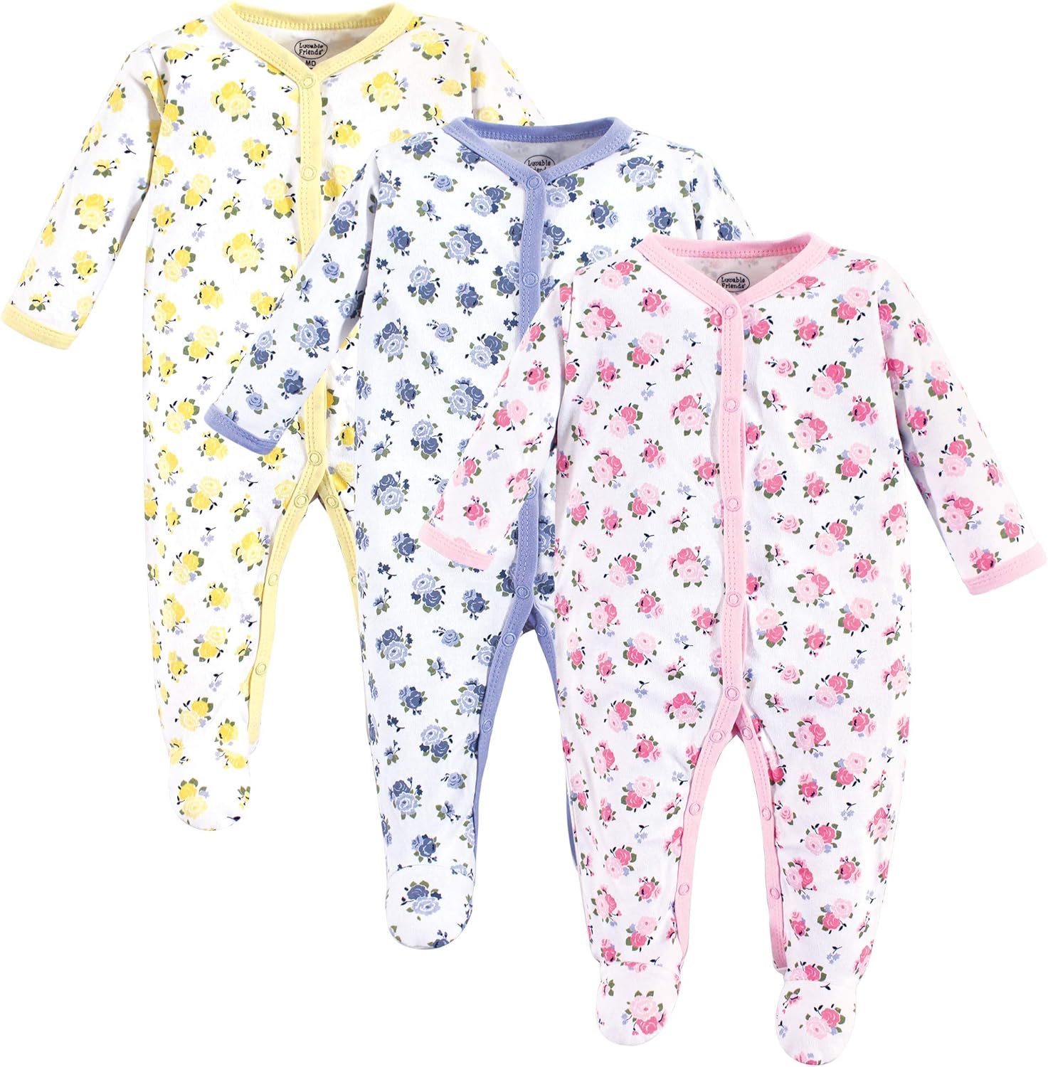 Luvable Friends Unisex Baby Cotton Sleep and Play