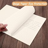 Yafe 5 Packs A4 Spiral Notebook 60 Sheets 120 Pages Kraft Cover Wirebound view 5
