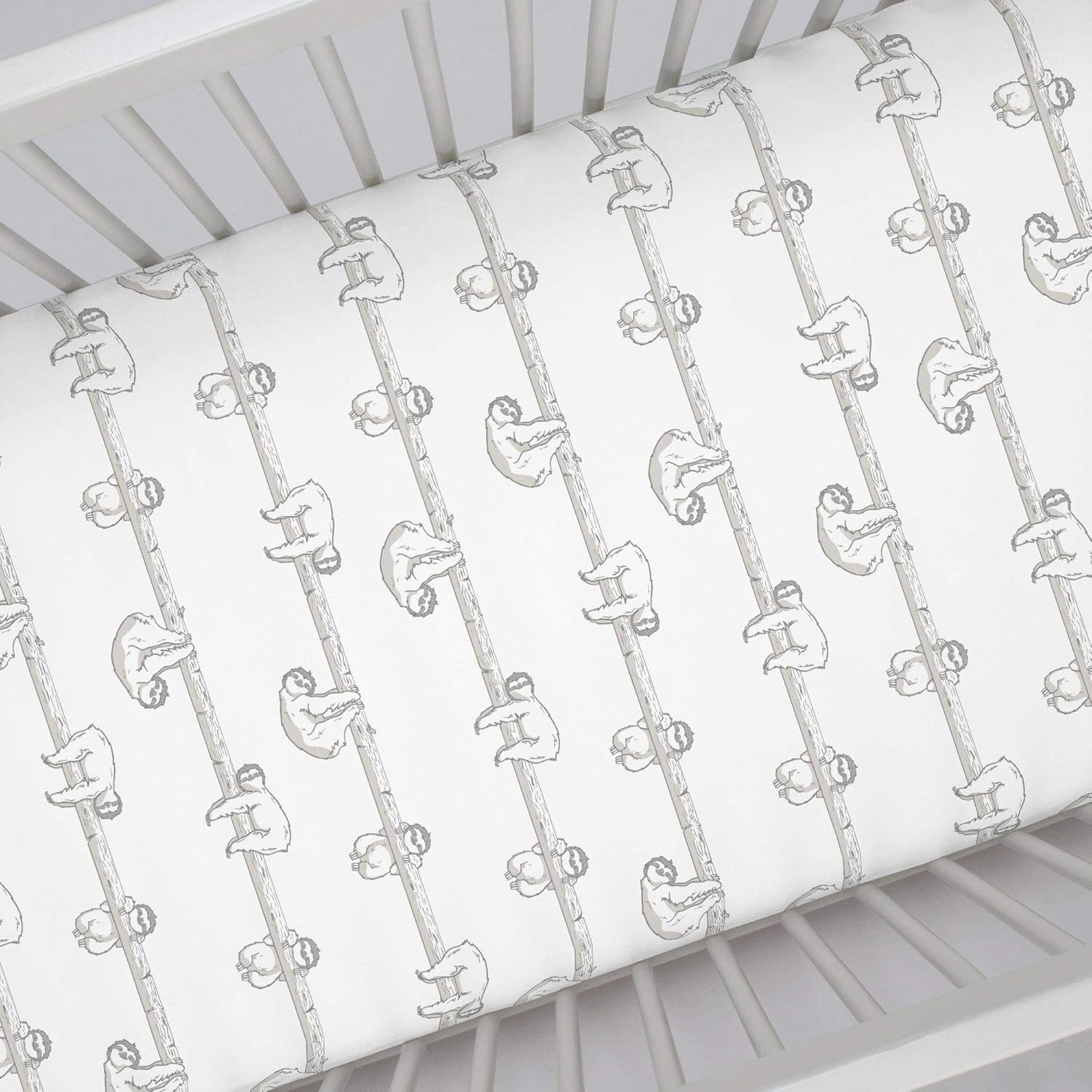 sloth cot sheets